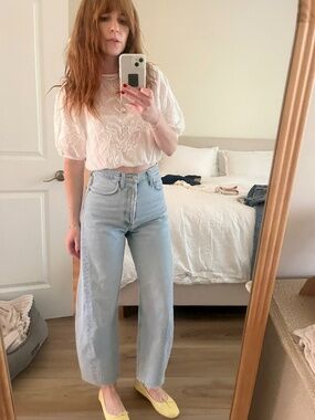 Agolde Luna Pieced Jean in void